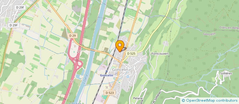 localisation de l'entreprise FRANCILLARD  CRETS EN BELLEDONNE