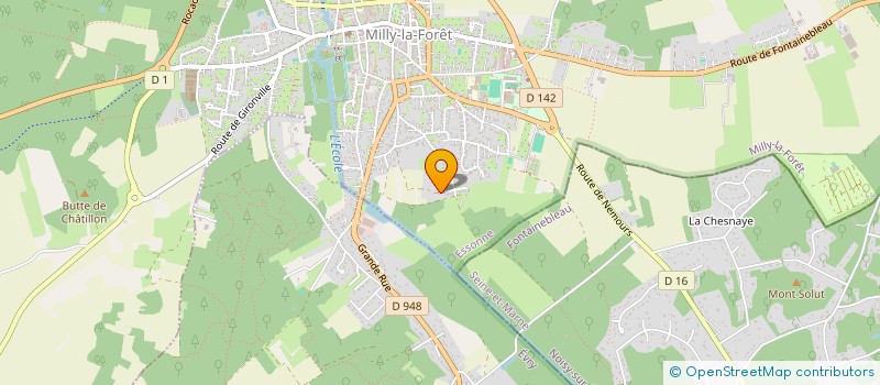 localisation de l'entreprise FRANCIMA à MILLY-LA-FORET
