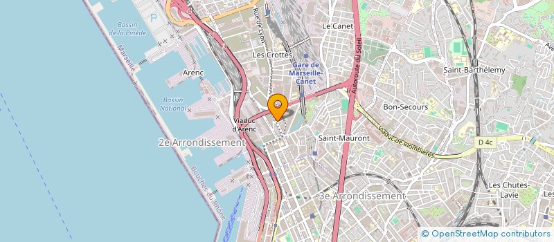 localisation de l'entreprise FRANCINOX à MARSEILLE