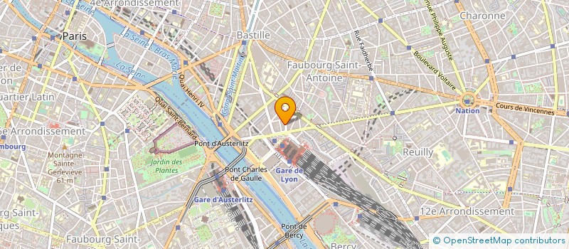 localisation de l'entreprise FRANCIPAILLE à PARIS