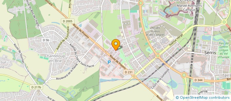 localisation de l'entreprise FRANCIS  MONTEVRAIN