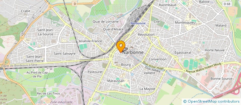localisation de l'entreprise FRANCIS B à NARBONNE