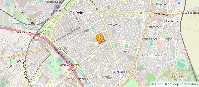 localisation de l'entreprise FRANCIS B à REIMS