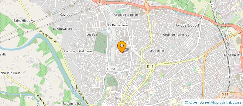 localisation de l'entreprise FRANCIS BAER  BEZIERS