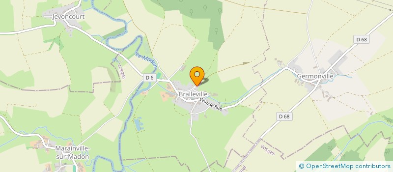 localisation de l'entreprise FRANCIS BEGARD ETS  BRALLEVILLE