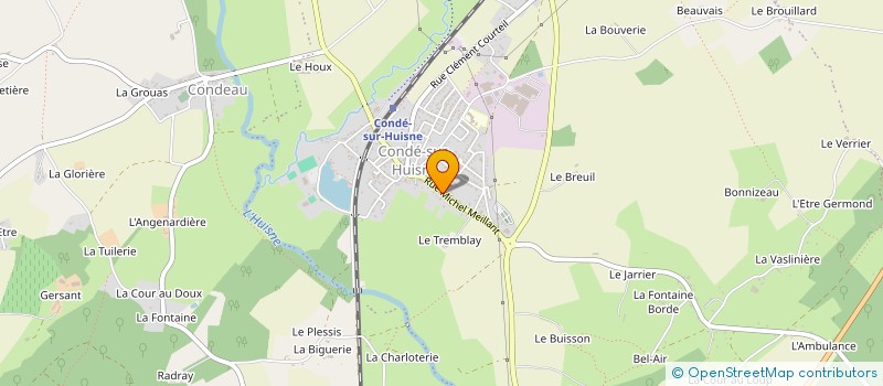 localisation de l'entreprise FRANCIS BILLION SARL à SABLONS-SUR-HUISNE