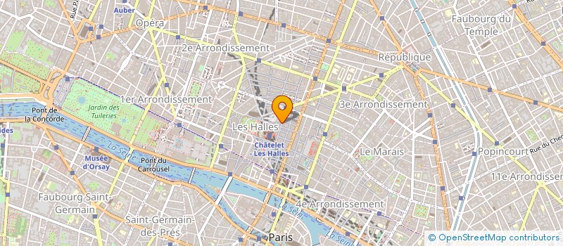 localisation de l'entreprise FRANCIS BORRELLI à PARIS