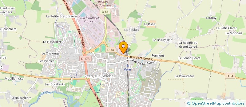 localisation de l'entreprise FRANCIS BREIZH BROTHERS  VERN-SUR-SEICHE