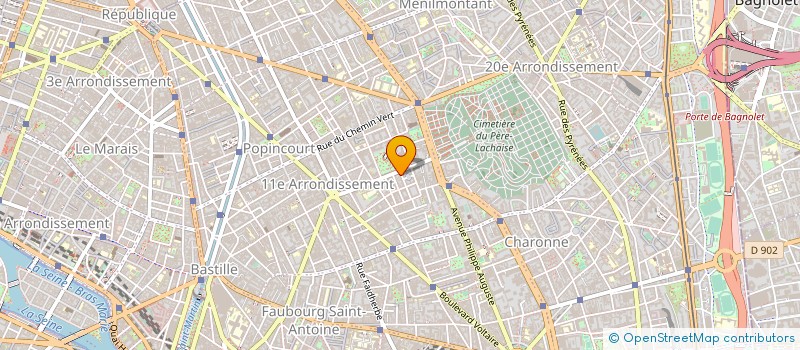 localisation de l'entreprise FRANCIS CAYZEELE SA à PARIS