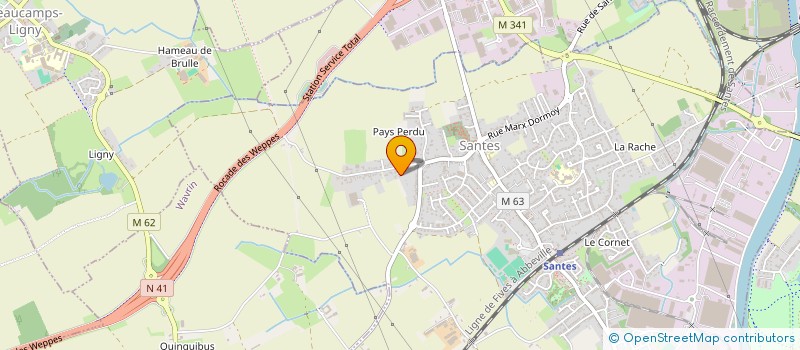 localisation de l'entreprise FRANCIS DRUON CONSEIL  SANTES