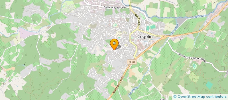 localisation de l'entreprise FRANCIS ET MARTINE IMBERN à COGOLIN