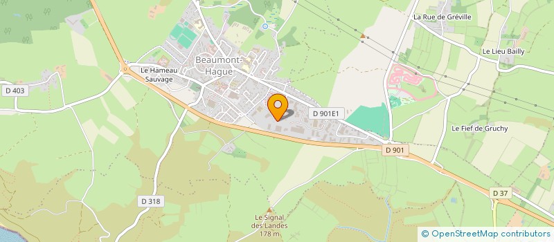 localisation de l'entreprise FRANCIS GUILLOU MACONNERIE  LA HAGUE