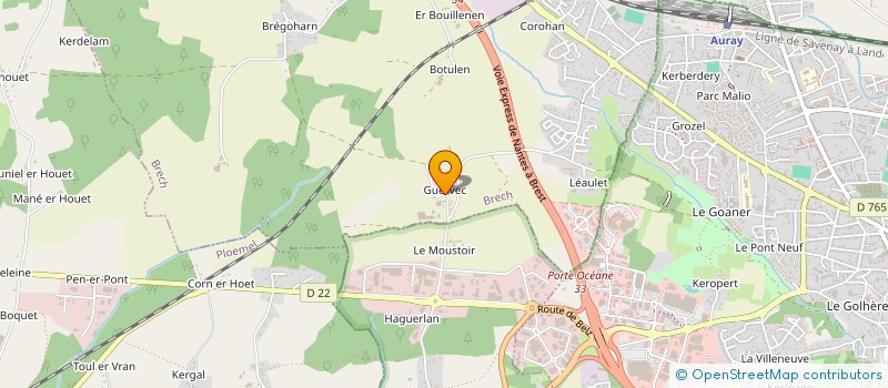 localisation de l'entreprise FRANCIS JACOB MACONNERIE  BRECH