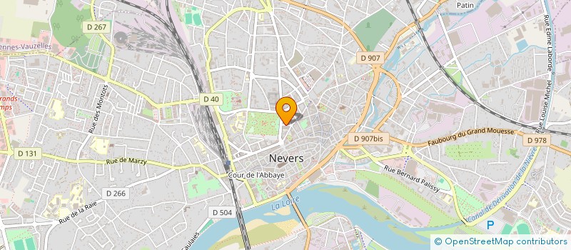 localisation de l'entreprise FRANCIS LHERITIER ET NATALIA MANQUAT NOTAIRES ASSOCIES  NEVERS