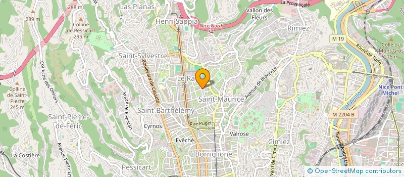 localisation de l'entreprise FRANCIS NEGRE à NICE