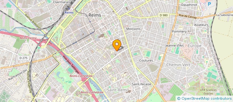 localisation de l'entreprise FRANCIS PERE ET FILS  REIMS