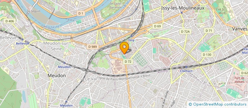 localisation de l'entreprise FRANCIS PROD à ISSY-LES-MOULINEAUX