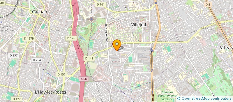 localisation de l'entreprise FRANCIS SARL  VILLEJUIF