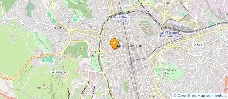 localisation de l'entreprise FRANCISCAINE  SAINT-ETIENNE