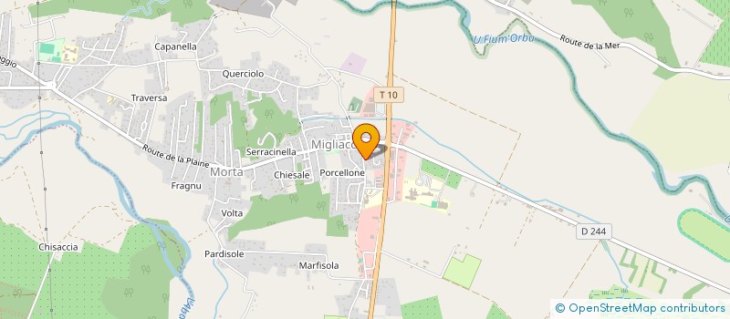 localisation de l'entreprise FRANCISCI TRAVAUX PUBLICS à PRUNELLI-DI-FIUMORBO