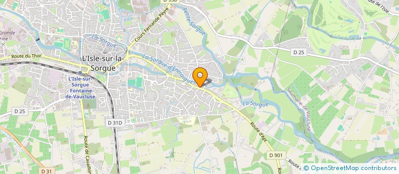 localisation de l'entreprise FRANCISCO à L'ISLE-SUR-LA-SORGUE