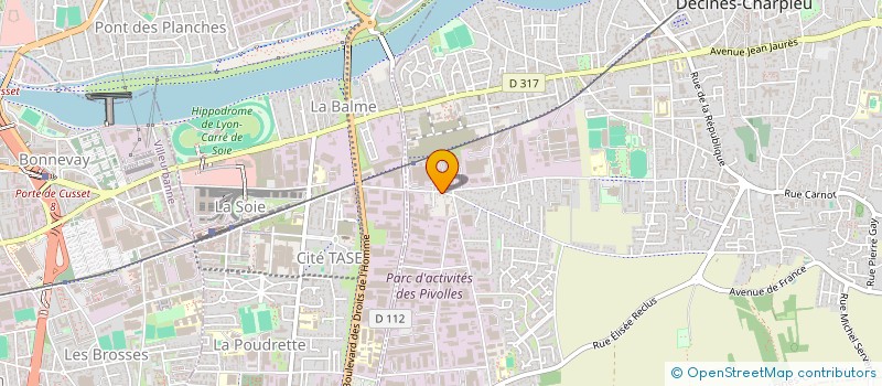 localisation de l'entreprise FRANCISCO  DECINES-CHARPIEU