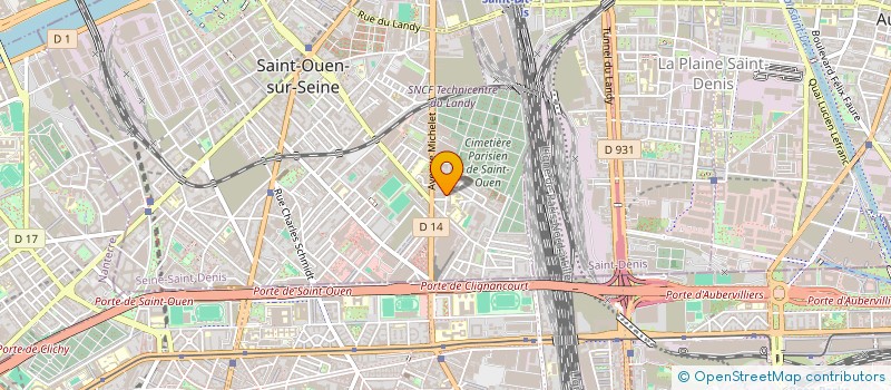 localisation de l'entreprise FRANCISCO PIERRE à SAINT-OUEN-SUR-SEINE