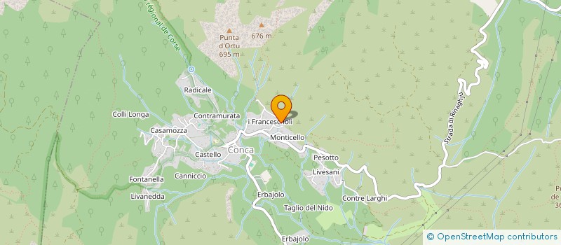 localisation de l'entreprise FRANCISCOLI à CONCA