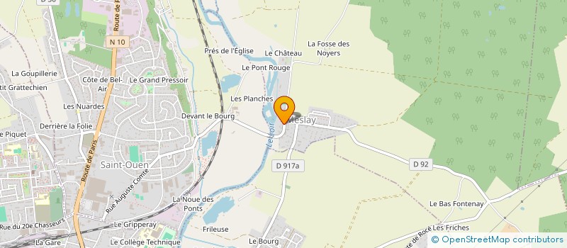 localisation de l'entreprise FRANCISTE  MESLAY