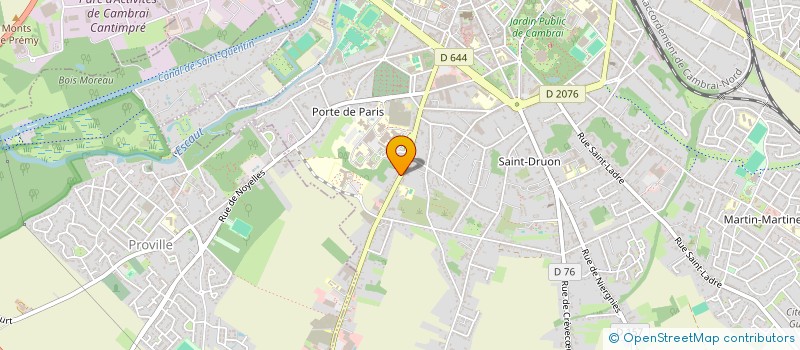 localisation de l'entreprise FRANCITALIA à CAMBRAI