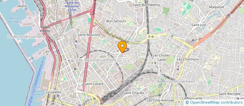 localisation de l'entreprise FRANCITANCE à MARSEILLE