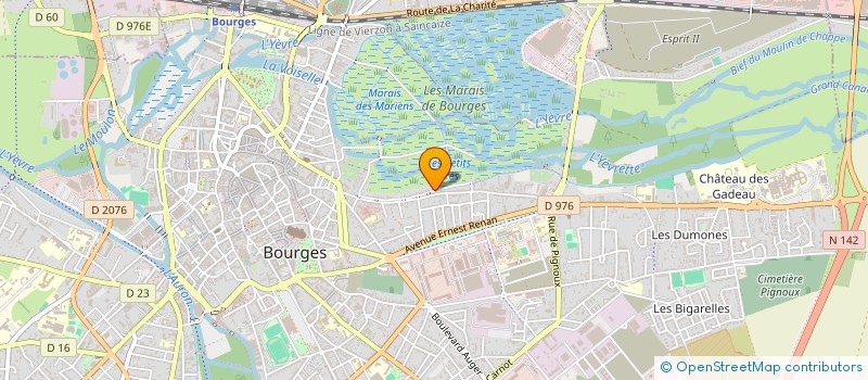 localisation de l'entreprise FRANCJOSS  BOURGES