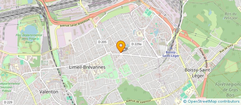 localisation de l'entreprise FRANCK&ALAIN TRANS à LIMEIL-BREVANNES