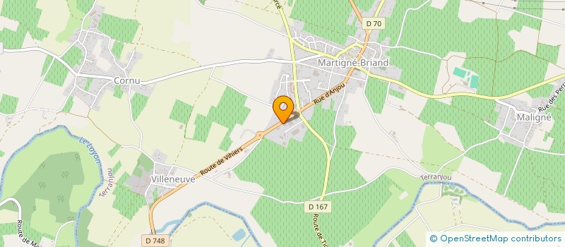 localisation de l'entreprise FRANCK ALBERT CARROSSERIE  TERRANJOU