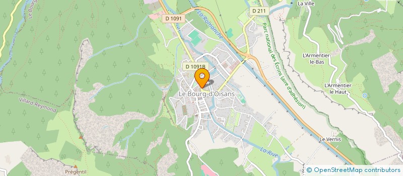 localisation de l'entreprise FRANCK ALTITUDE à LE BOURG-D'OISANS