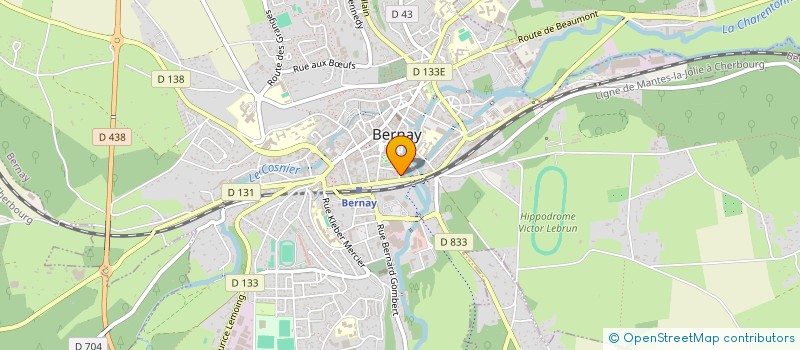 localisation de l'entreprise FRANCK ARDIET à BERNAY