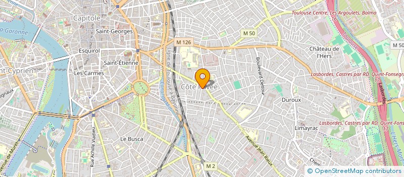localisation de l'entreprise FRANCK.B à TOULOUSE