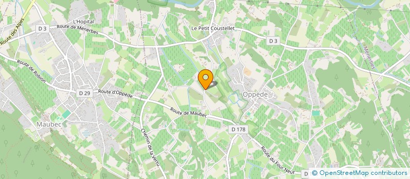 localisation de l'entreprise FRANCK BENOIST CONSEIL  OPPEDE