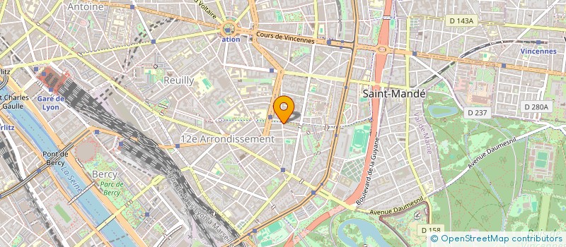 localisation de l'entreprise FRANCK BERTHOD CONSEILS  PARIS