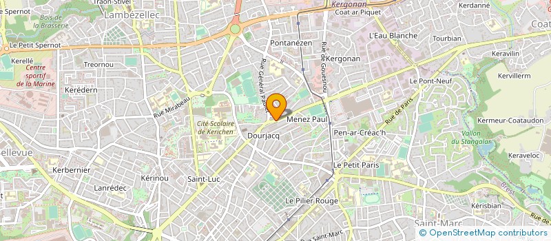 localisation de l'entreprise FRANCK BEULE IMMOBILIER à BREST