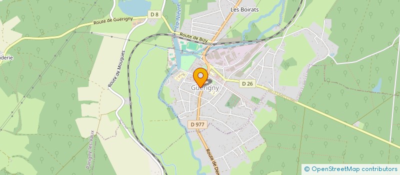 localisation de l'entreprise FRANCK BLANCHE CONSULTING à GUERIGNY