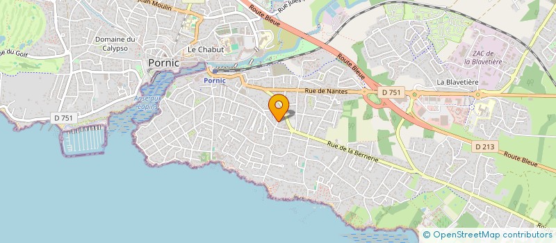 localisation de l'entreprise FRANCK BRARD  PORNIC
