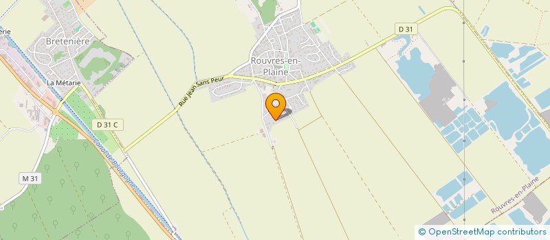 localisation de l'entreprise FRANCK BURET IMMOBILIER  ROUVRES-EN-PLAINE