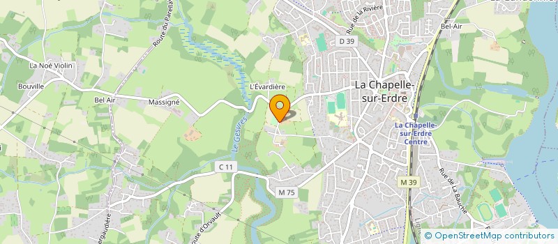 localisation de l'entreprise FRANCK CHARLES LOGISTIC à LA CHAPELLE-SUR-ERDRE