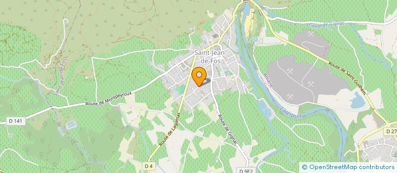 localisation de l'entreprise FRANCK COLORS  SAINT-JEAN-DE-FOS