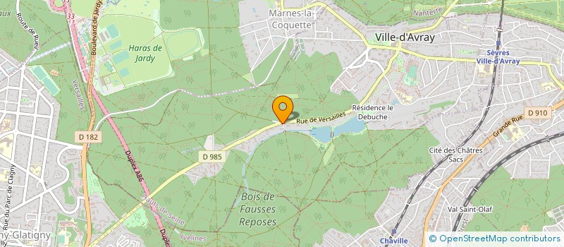 localisation de l'entreprise FRANCK CRISTIANI DIFFUSION à VILLE-D'AVRAY