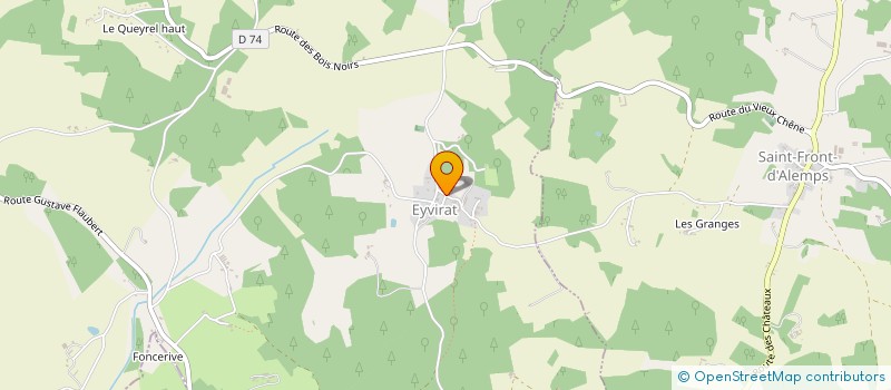 localisation de l'entreprise FRANCK DELAGE SARL à BRANTOME EN PERIGORD