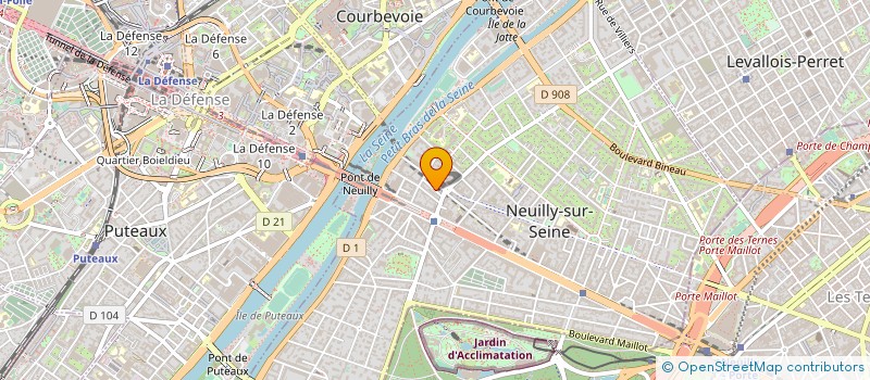 localisation de l'entreprise FRANCK DELAHAYE à NEUILLY-SUR-SEINE