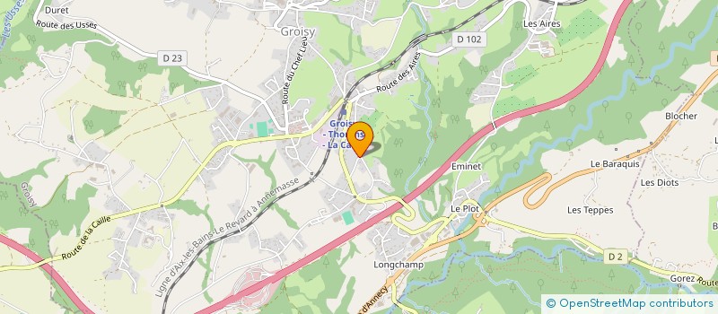 localisation de l'entreprise FRANCK DELOCHE  GROISY