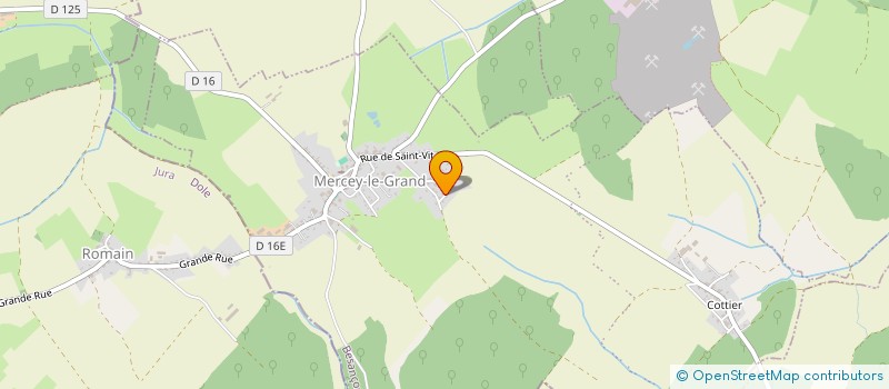 localisation de l'entreprise FRANCK ET MARTINE  MERCEY-LE-GRAND